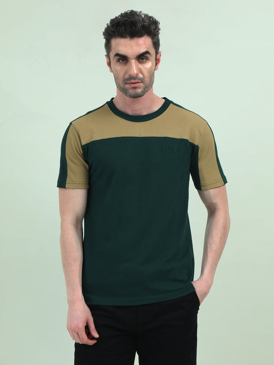 Pique Round Neck T-shirt