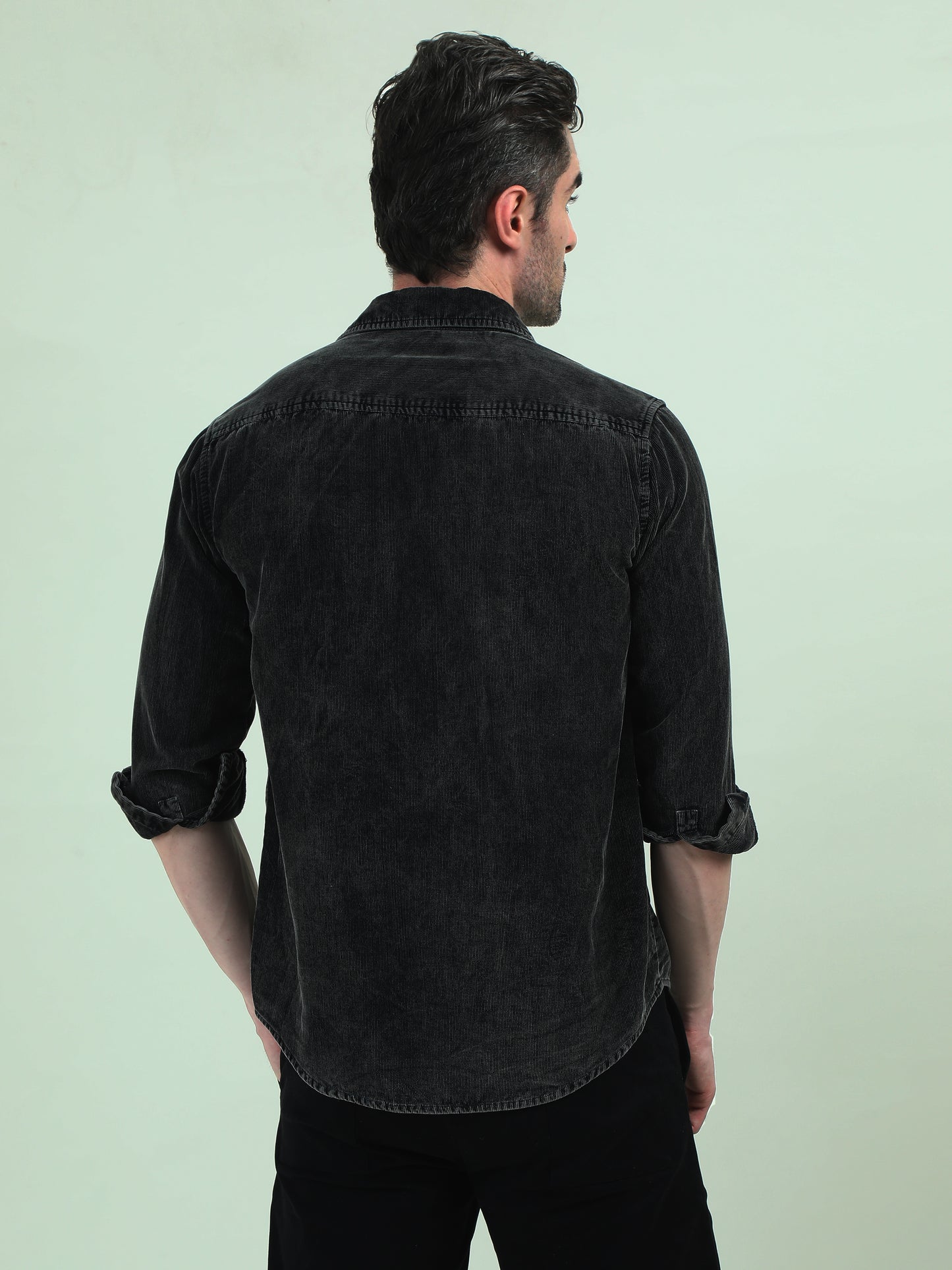 Charcoal Double-Pocket Shirt