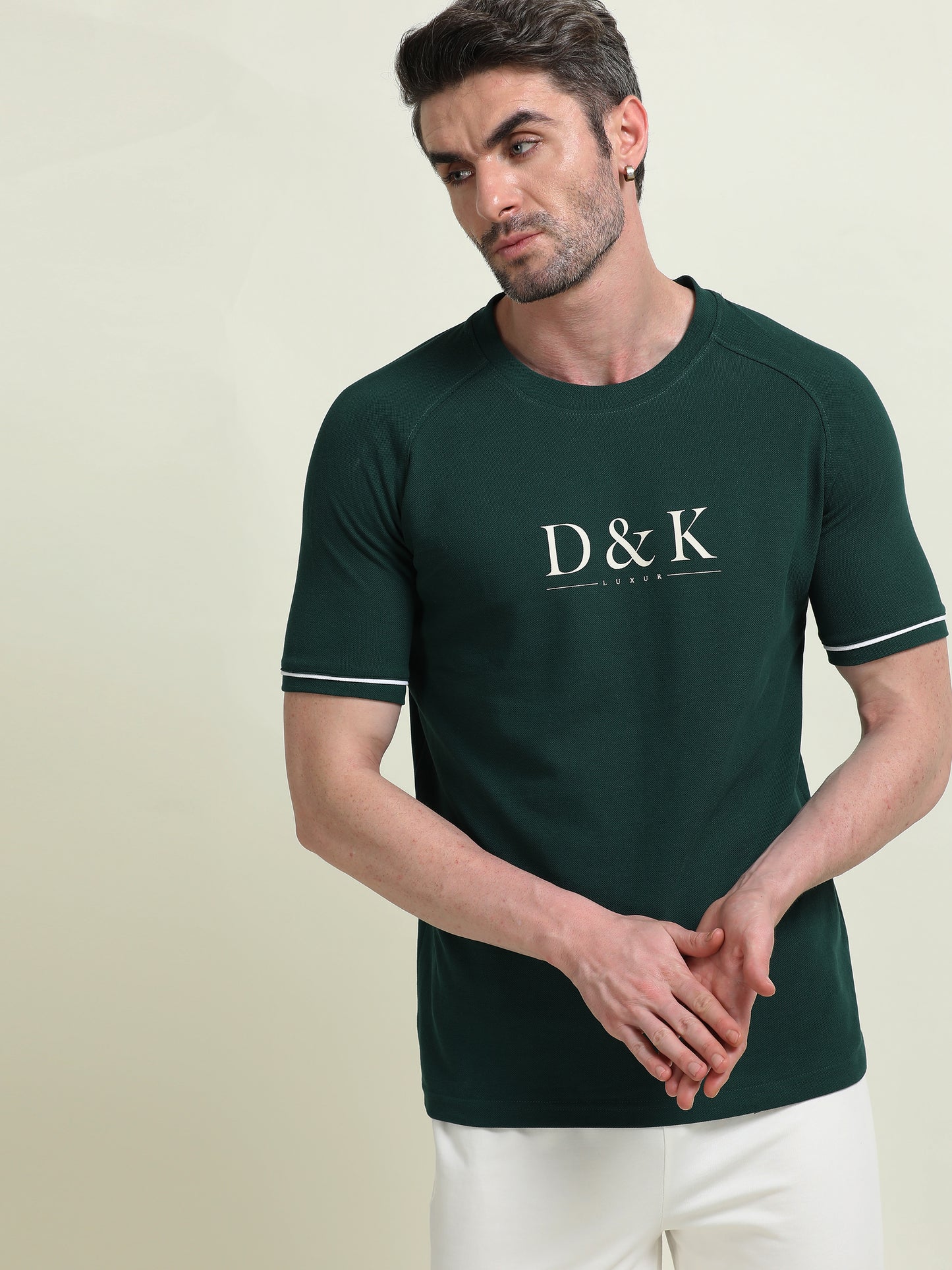 Green Raglan Sleeve T-shirt