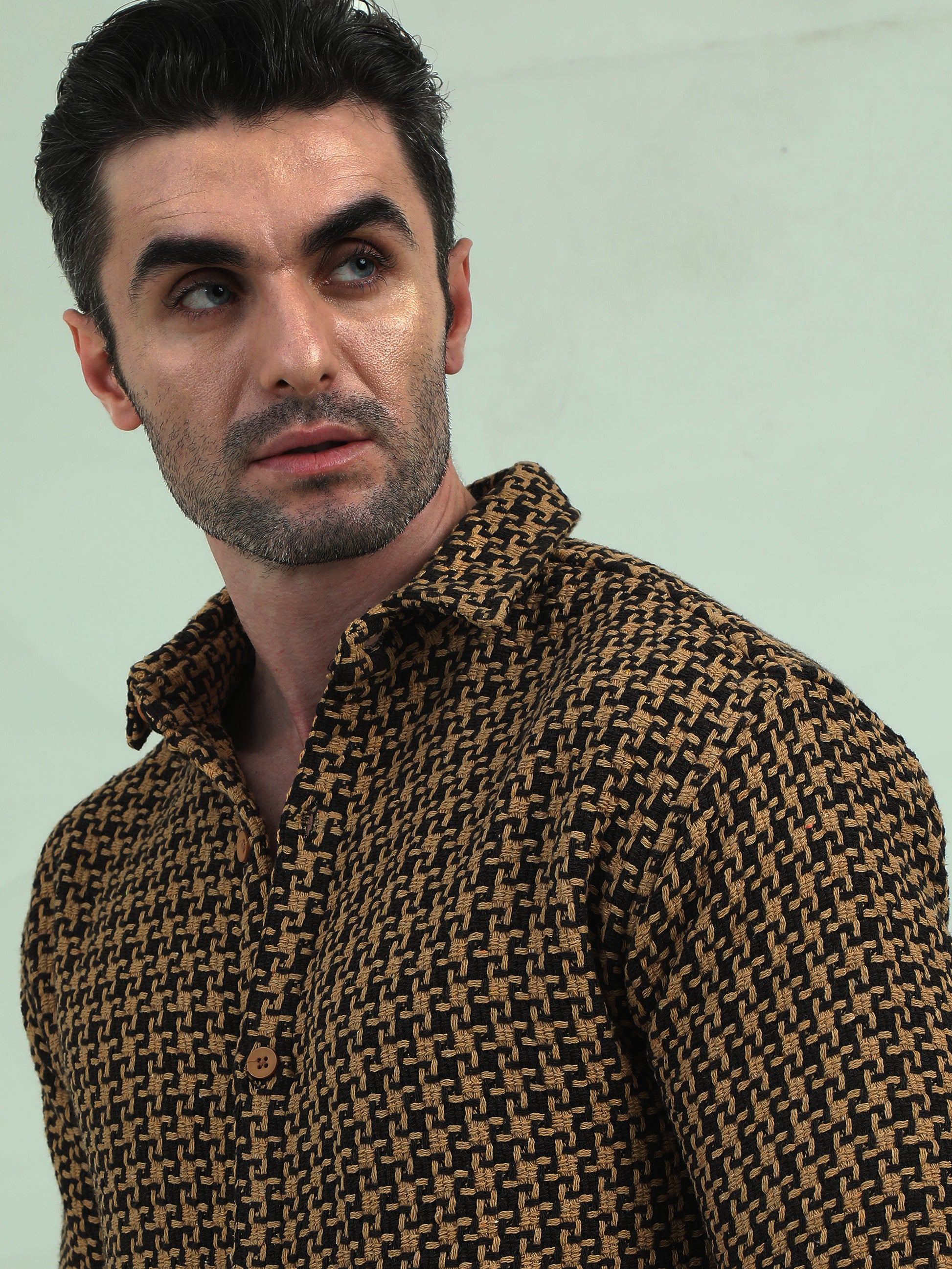 Cotton Jute Shirt – Textured Elegance with Everyday Comfort - D&K LUXUR