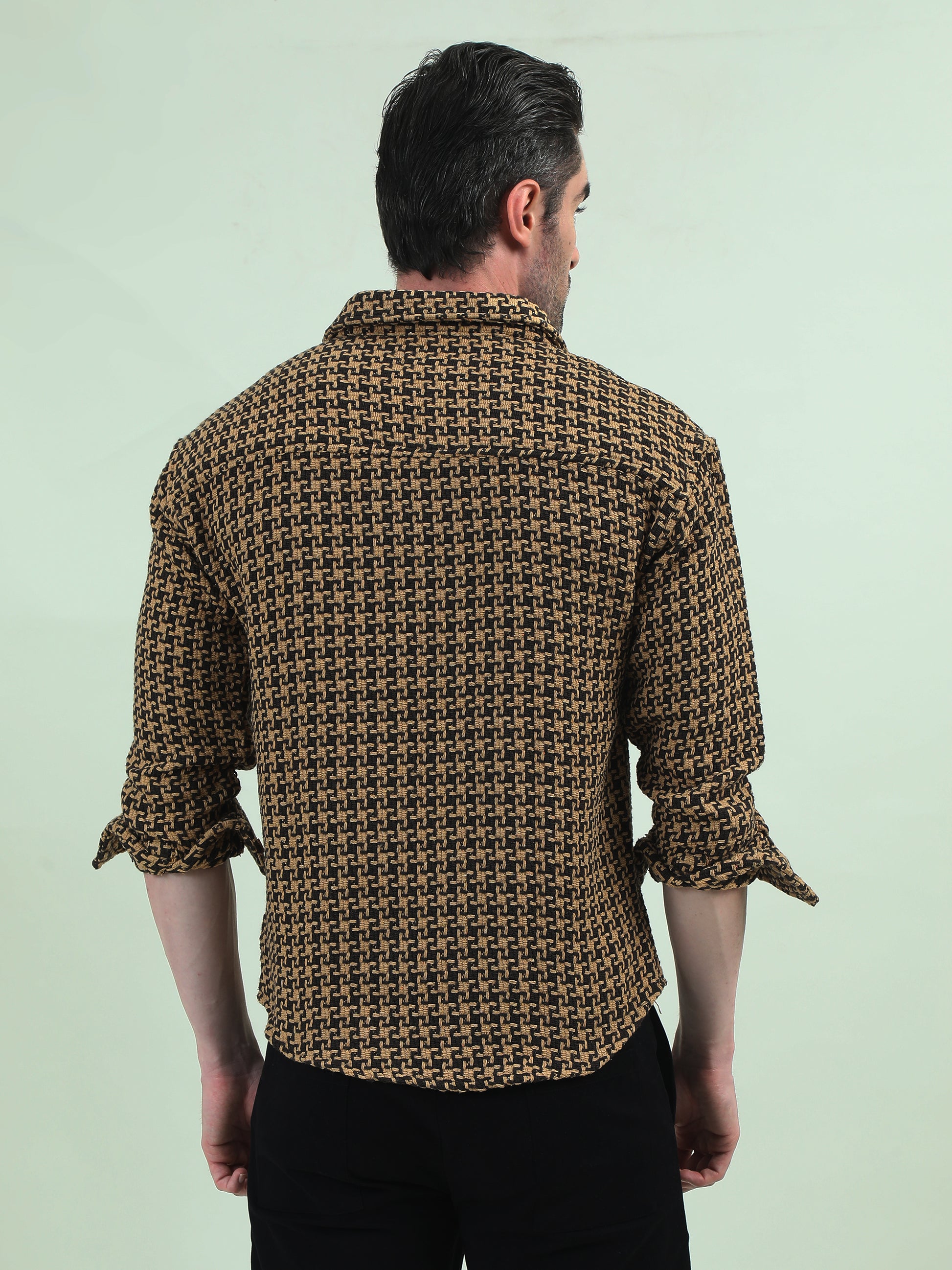 Cotton Jute Shirt – Textured Elegance with Everyday Comfort - D&K LUXUR