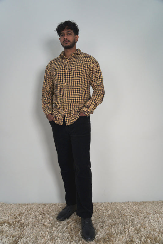 UPHOLSTERY JUTE CANVAS SHIRT