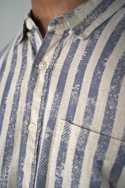 OXFORD STRIPPED COTTON SHIRT