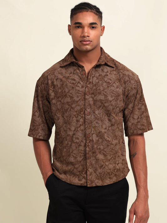 Brown Corduroy Shirt – Timeless Texture, Effortless Cool - D&K LUXUR