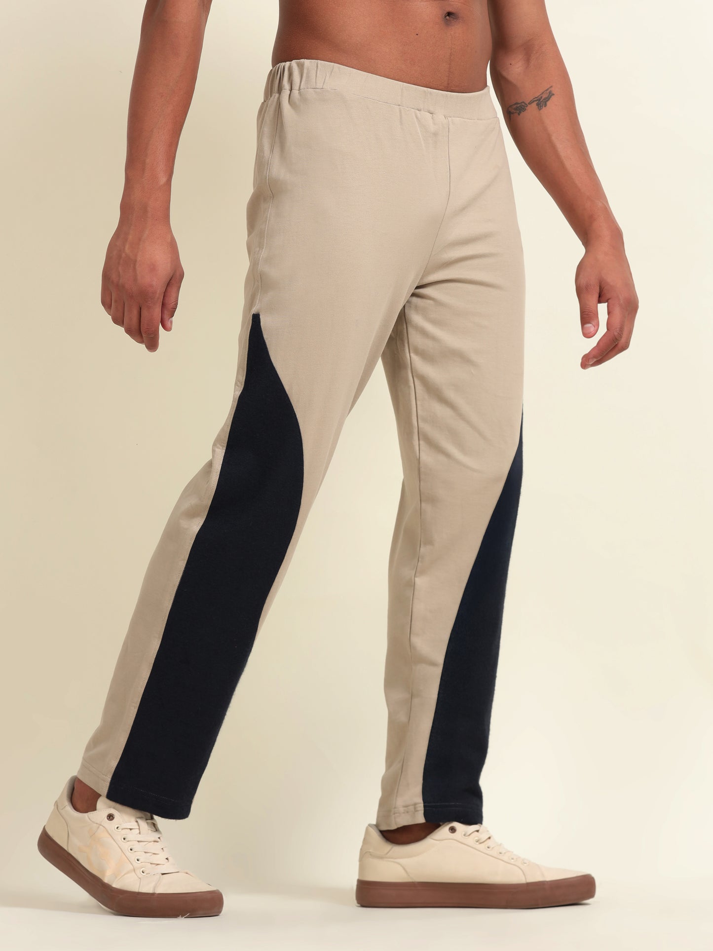 Patchwork Regular Fit Track Pant