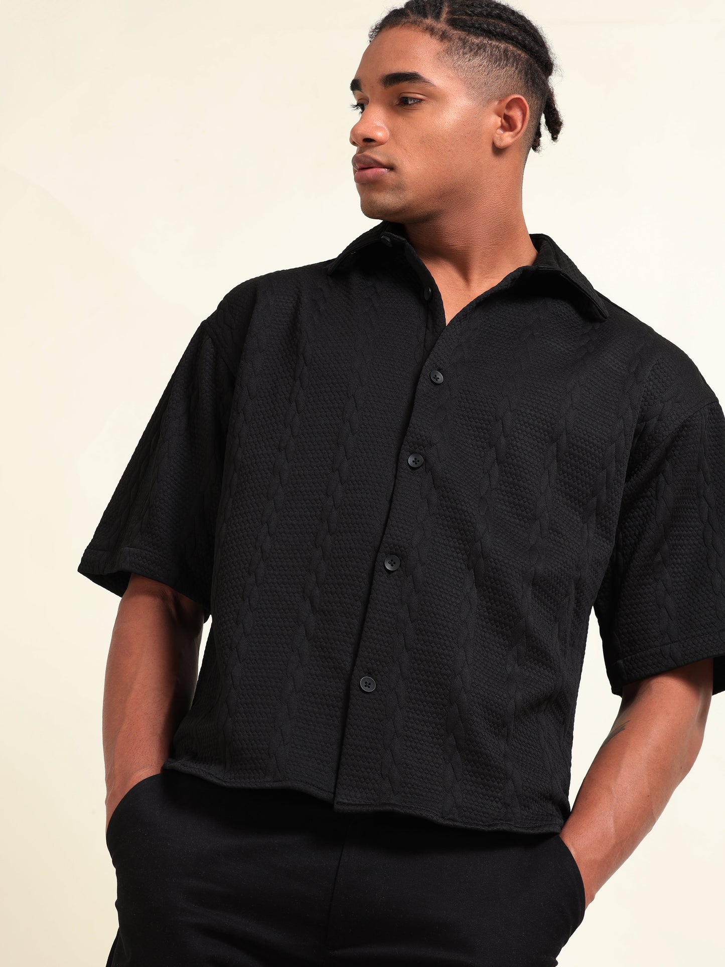 Black Texture Shirt