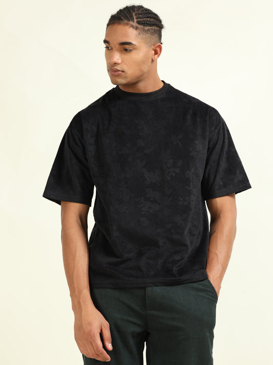 Floral Velvet T-shirt